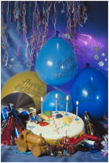 Как сделать так, чтобы воздушные шары падали с потолка на день рождения