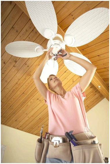 Какой размер потолочного вентилятора установить на сводчатом потолке?