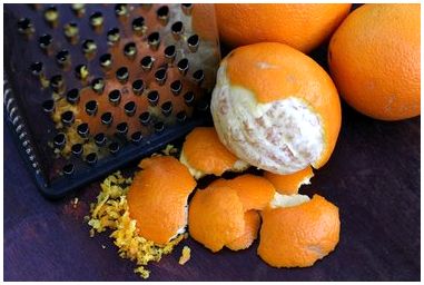 Части апельсина
