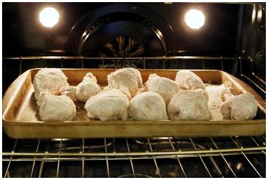 Как приготовить куриные кусочки в конвекционной печи