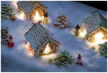 Идеи для изготовления миниатюрной рождественской деревушки
