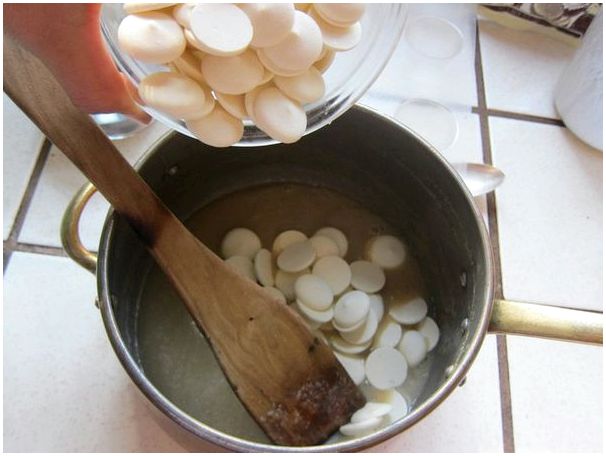 Домашние шоколадные трюфели с ганашем из белого шоколада