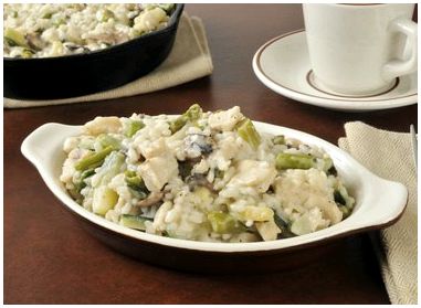 Как испечь легкую запеканку из курицы и риса Как испечь легкую запеканку из курицы и риса