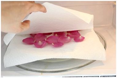 Как сушить лепестки роз
