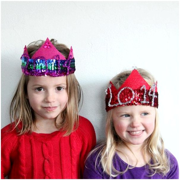 Самые милые шапки для новогодней вечеринки для детей