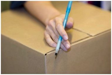 Как изменить размер картонной коробки