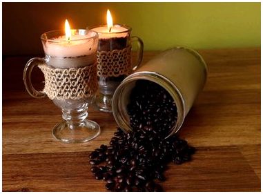 Как сделать кофейные свечи