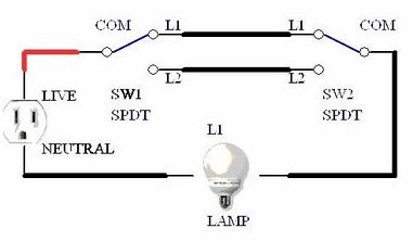 Как работают двухсторонние переключатели света?