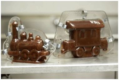 Как расписать шоколадные конфеты в формочках