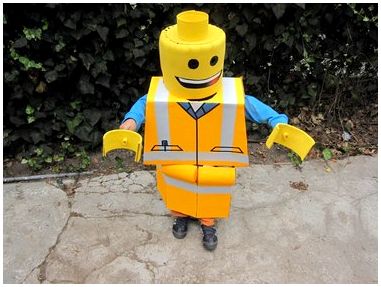 Как сделать костюм рабочего-строителя LEGO