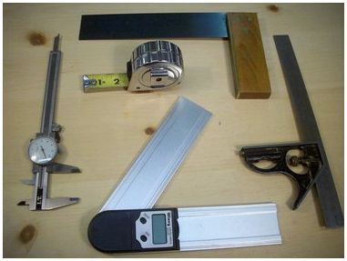 Примеры измерительных инструментов в деревообработке