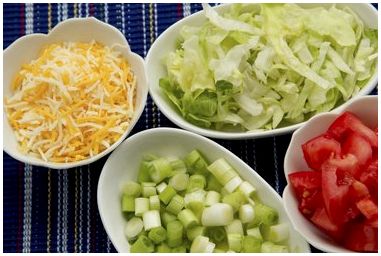 Как измельчить салат