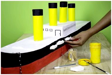 Как сделать бумажную модель Титаника