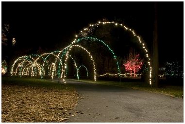 Рождественские световые арки своими руками