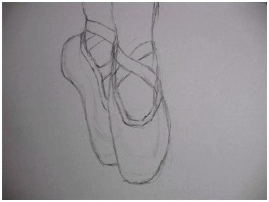 Как рисовать балетки