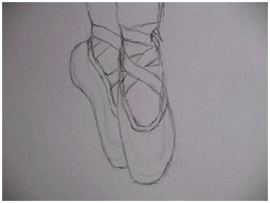 Как рисовать балетки
