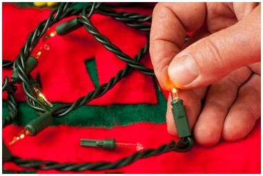 Как починить половину гирлянды погасших рождественских огней