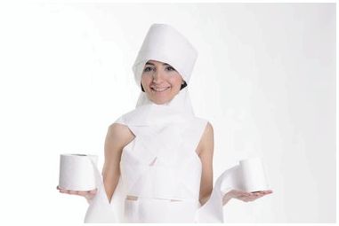 Как сделать костюм мумии из туалетной бумаги