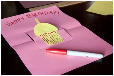 Как сделать всплывающие открытки на день рождения