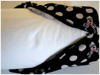 Как сделать подушку-валик