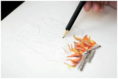 Как нарисовать дым карандашом