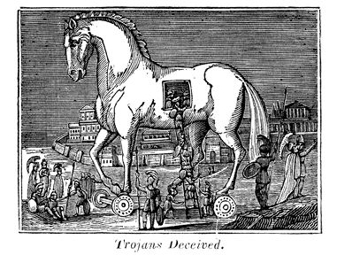 Как сделать модель троянского коня