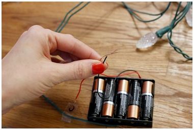 Как сделать рождественские огни на батарейках