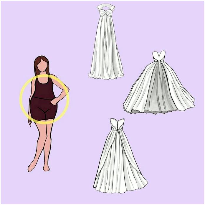 Как подобрать свадебное платье по фигуре