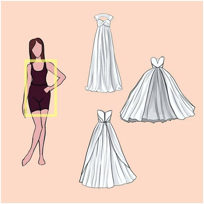 Как подобрать свадебное платье по фигуре