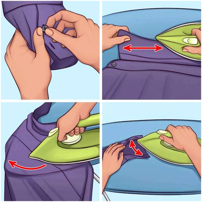 Как правильно гладить одежду