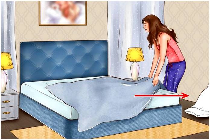 Как заправить кровать