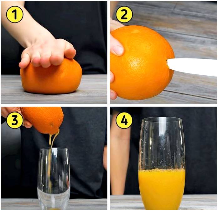 Как сжать апельсин