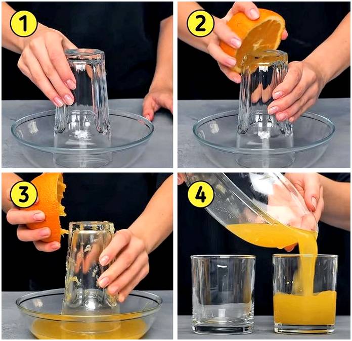 Как сжать апельсин