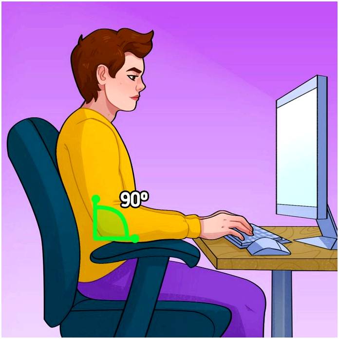 Как сидеть за компьютером